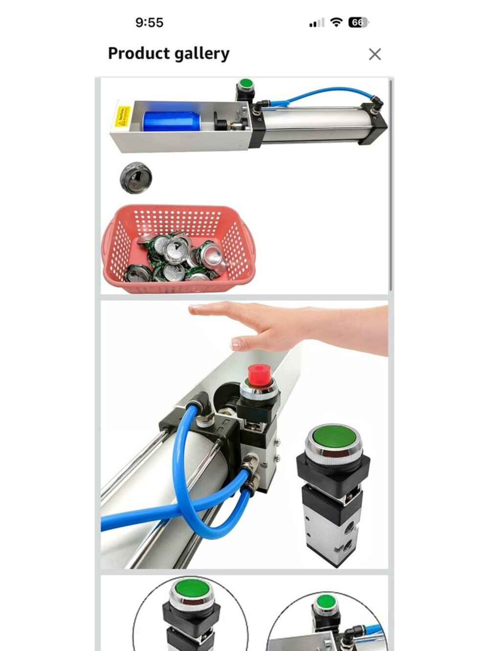 Pneumatic Can Crusher Heavy Duty Air Powered Recycling Tool B1